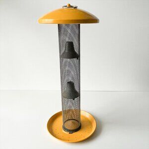 Large Straight-Sided Finch Bird Feeder Thistle Seed Metal Wire Mesh Tube